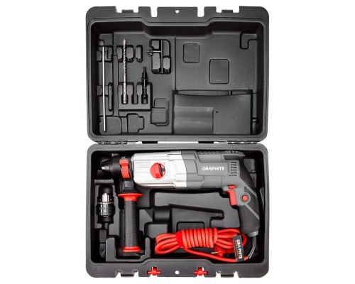 Перфоратор Graphite SDS-plus, 800Вт, 2.8Дж, кейс 3.28кг (58G538)