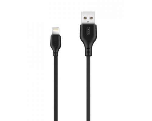 Дата кабель USB 2.0 AM to Lightning 1.0m 2.1A black XO (NB36-L-1-BK)