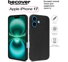 Чохол до мобільного телефона BeCover Apple iPhone 17 Black (713756)