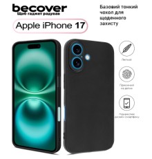 Чохол до мобільного телефона BeCover Apple iPhone 17 Black (713756)