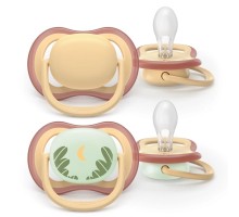 Пустушка Philips AVENT Ultra Air 0-6 місяців 2 шт нейтральна, день/ніч (SCF087/09)