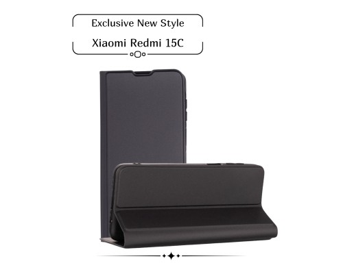 Чохол до мобільного телефона BeCover Exclusive New Style Xiaomi Redmi 15С 4G/5G Black (713918)