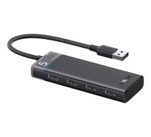 Концентратор Ugreen USB 3.0 to 4xUSB 3.2 Gen1 CM653 black (15548)