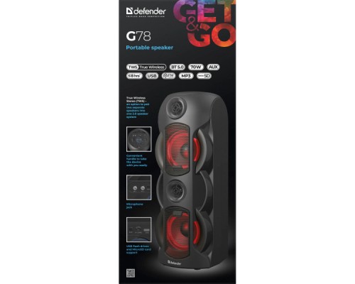 Акустична система Defender G78 Black (65178)