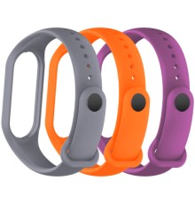 Ремінець до фітнес браслета Armorstandart комплект 3шт Xiaomi Mi Band 4/3 Beat (ARM87029)