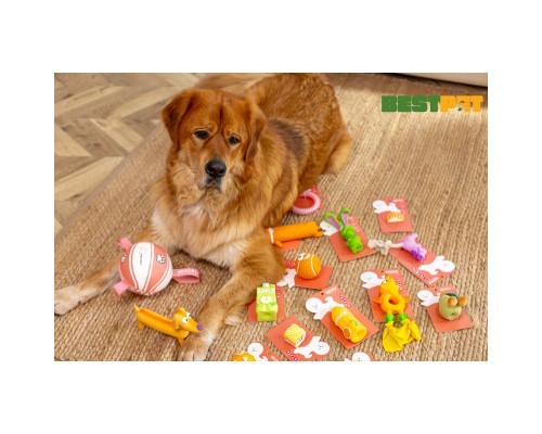 Іграшка для собак MISOKO&CO Тенісний м'ячик помаранчевий 7.5 см (BEIRJ00914)