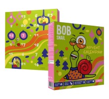 Цукерка Bob Snail Адвент-календар Диско з іграшками та стікерами 135 г (4820219347040)