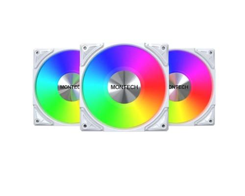 Кулер до корпусу MONTECH METAL PRO 12 ARGB 3 (METALPRO12 ARGB 3PACK (W))
