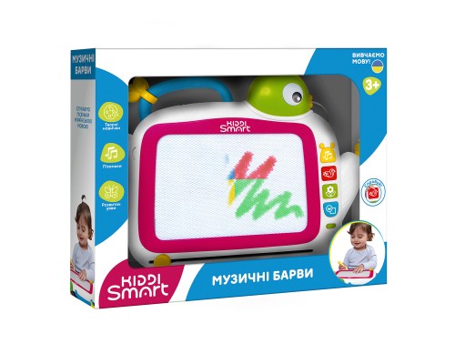 Розвиваюча іграшка Kiddi Smart Магнітна дошка - Музичні барви (DM909-UA)