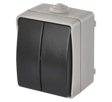 Вимикач EMOS C.5 IP54 подвійний (A1398.1)