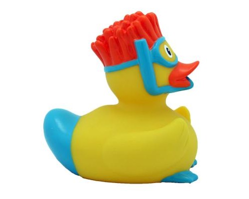 Іграшка для ванної Funny Ducks Аквалангистка утка (L1864)