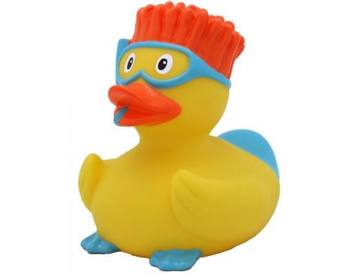 Іграшка для ванної Funny Ducks Аквалангистка утка (L1864)