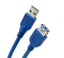 Дата кабель USB 3.0 AM-AF 1.5m 28 AWG, Super Speed Extradigital (KBU1632)