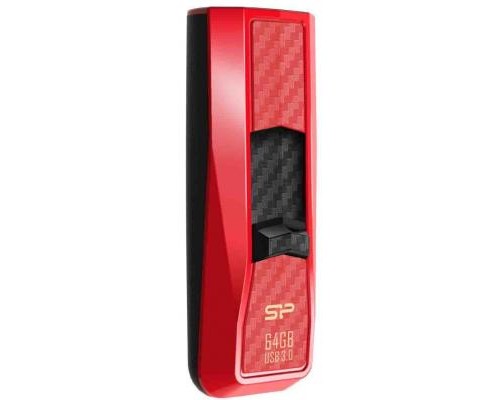 USB флеш накопичувач Silicon Power 64Gb Blaze B50 Red USB 3.0 (SP064GBUF3B50V1R) 