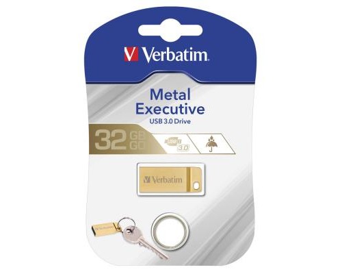 USB флеш накопичувач Verbatim 32GB Metal Executive Gold USB 3.0 (99105) 