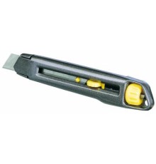Ніж монтажний Stanley выдвижное лезвие шириной 18мм, длина ножа 165мм (0-10-018)