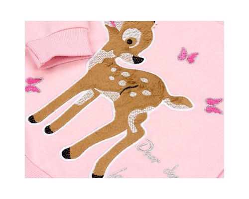Набір дитячого одягу Breeze с олененком (11449-80G-pink)