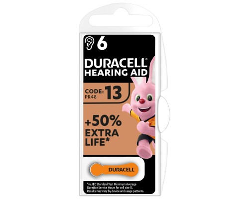 Батарейка Duracell PR48 / 13 * 6 (5004322) 