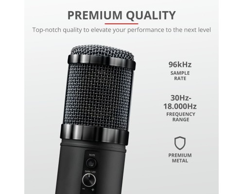 Мікрофон Trust GXT 256 Exxo USB Streaming Microphone (23510)
