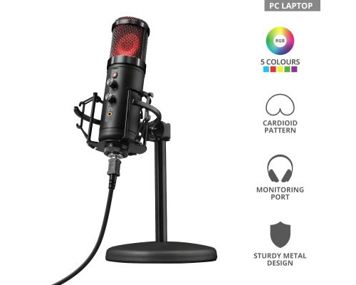 Мікрофон Trust GXT 256 Exxo USB Streaming Microphone (23510)