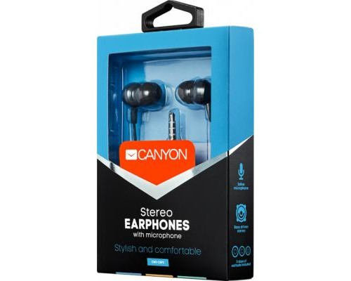 Навушники Canyon Black (CNS-CEP3DG)