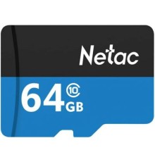 Карта пам'яті Netac 64GB microSD class 10 UHS-I U1 (NT02P500STN-064G-S)