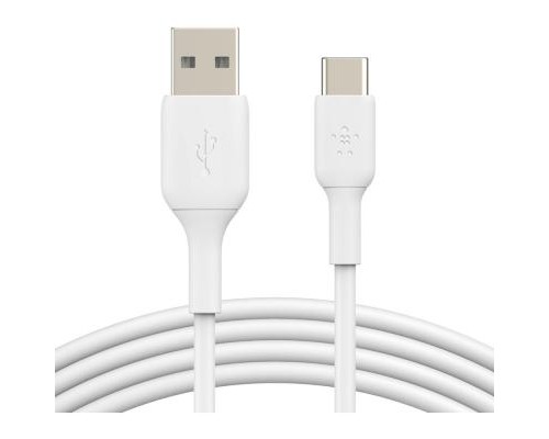 Дата кабель USB 2.0 AM to Type-C 2.0m PVC white Belkin (CAB001BT2MWH)