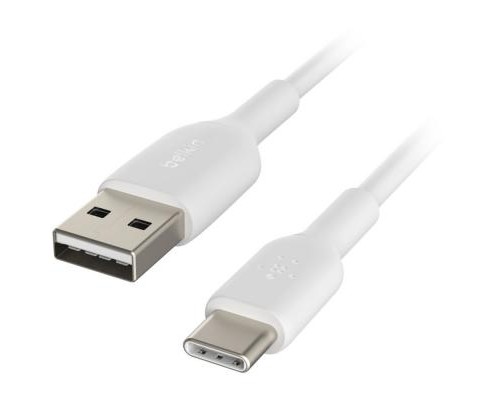 Дата кабель USB 2.0 AM to Type-C 2.0m PVC white Belkin (CAB001BT2MWH)