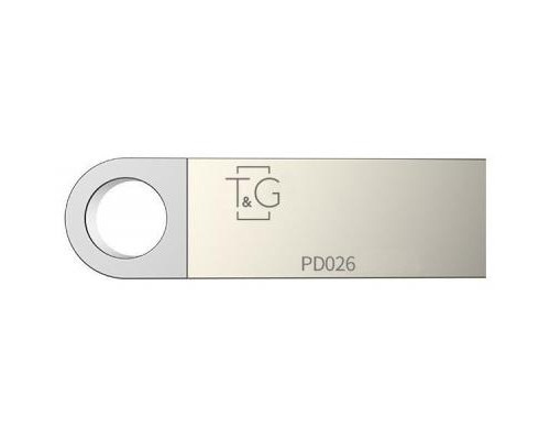USB флеш накопичувач T&G 64GB 026 Metal Series Silver USB 2.0 (TG026-64G)