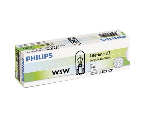 Автолампа Philips 5W (12961 LLECO CP)