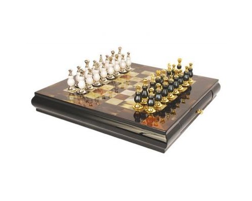 Настільна гра Voltronic Шахи, коричнева дошка з малюнком (DM-BJ-078)