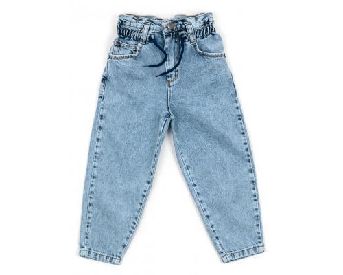 Джинси дитячі Breeze з високою талією (16011-128G-blue)