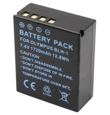 Акумулятор до фото/відео PowerPlant Olympus BLH-1 1720mAh (декодирован) (CB970339)