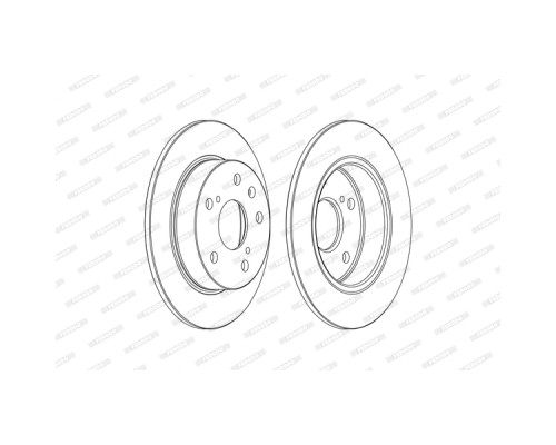 Гальмівний диск FERODO DDF2493C