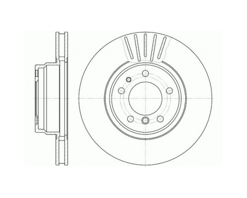 Гальмівний диск REMSA 6509.10