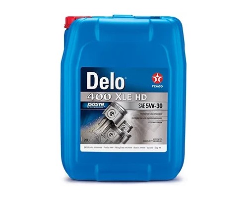 Моторна олива Texaco Delo 400 XLE HD 5w30 20л (6798)