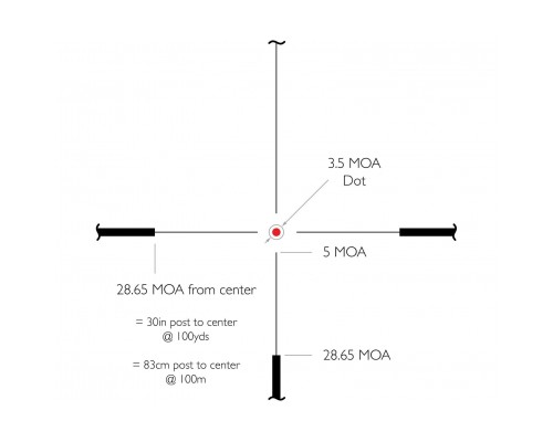 Оптичний приціл Hawke Vantage 30 WA 1.5-6х44 30 mm L4A Dot (14276)
