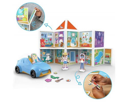 Ігровий набір Melissa&Doug магнітний набір будівель Наш дім (MD30650)