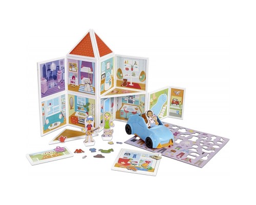 Ігровий набір Melissa&Doug магнітний набір будівель Наш дім (MD30650)