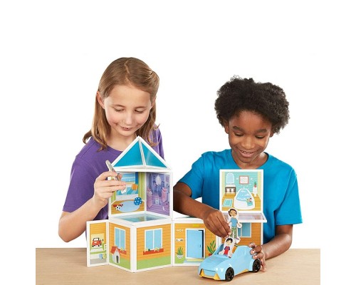 Ігровий набір Melissa&Doug магнітний набір будівель Наш дім (MD30650)