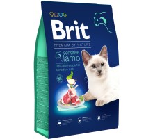 Сухий корм для кішок Brit Premium by Nature Cat Sensitive 8 кг (8595602553266)