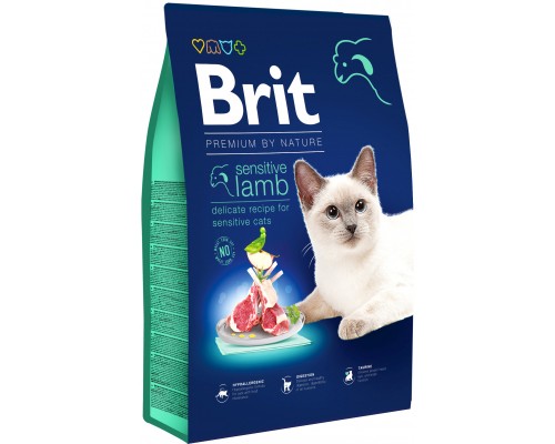 Сухий корм для кішок Brit Premium by Nature Cat Sensitive 8 кг (8595602553266) Сухий корм для кішок Brit Premium by Nature Cat Sensitive 8 кг (8595602553266)