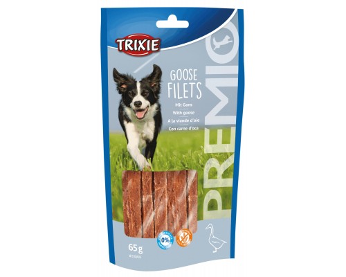 Ласощі для собак Trixie Premio Goose Filets філе гуся 65 г (4011905318097)