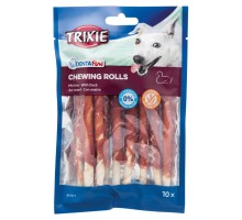 Ласощі для собак Trixie DENTAfun Паличка для чищення зубів з качкою 10 шт 80 г (4011905313719)