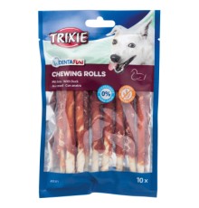 Ласощі для собак Trixie DENTAfun Паличка для чищення зубів з качкою 10 шт 80 г (4011905313719)