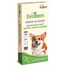 Краплі для тварин ProVET від бліх та кліщів для середніх порід собак 4/1 мл (4823082411115)