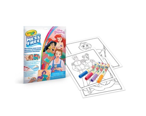 Набір для творчості Crayola Розмальовка Color Wonder Disney Princess, 18 сторінок (75-2813)