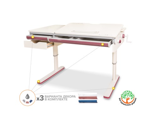 Парта Mealux Montreal Multicolor TG Lite (BD-670 TG/MC Lite)
