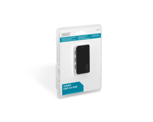 Концентратор Digitus USB 3.0 Hub, 4 Port (DA-70231)