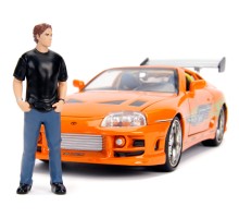Машина Jada металева Форсаж Toyota Supra (1995) + фігурка Браяна 1:24 (253205001)